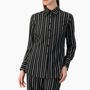 Camisa recta rayada