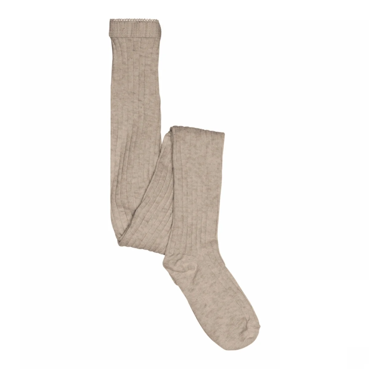 Leotardos de canalé Beige Melange- MP DENMARK - Imagen 3