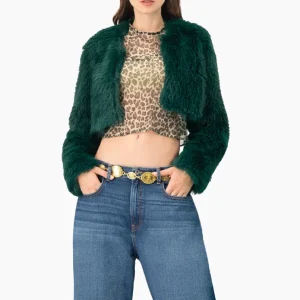Abrigo Crop Faux-Fur