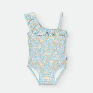 Bañador entero Niña estampado Secret Garden- WATERLEMON