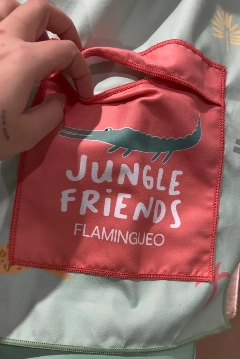 Toalla niños ALAN-Jungle -FLAMINGUEO - Imagen 6