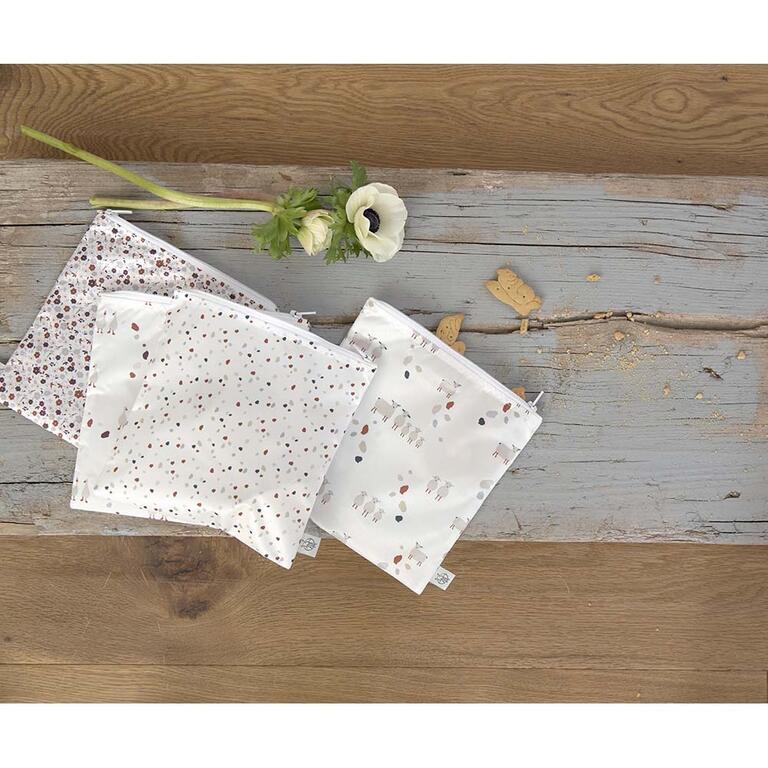 Bolsa Aislante Alimentos 2pcs Flores -LÄSSIG - Imagen 3