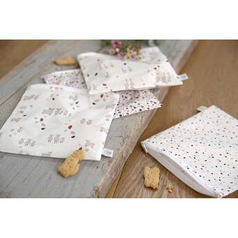 Bolsa Aislante Alimentos 2pcs Flores -LÄSSIG - Imagen 6