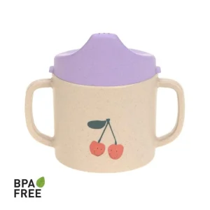 Vaso con asa y tapa Cerezas-LÄSSIG