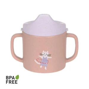 Vaso con asa y tapa Gato-LÄSSIG
