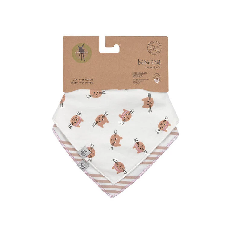 Bandanas Gatitos -Rayas 2pcs.-LÄSSIG - Imagen 3