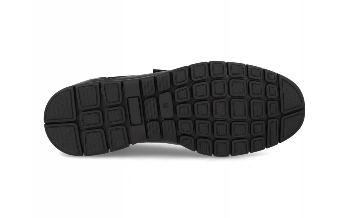 Zapato de piel para hombre modelo 13361 con elásticos laterales en negro y cuero - Imagen 7