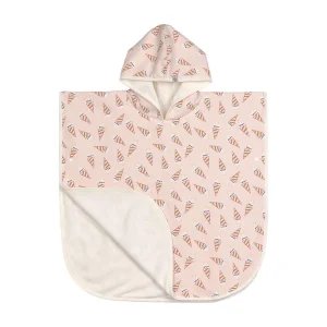 Poncho reversible Helado Rosa- LÄSSIG
