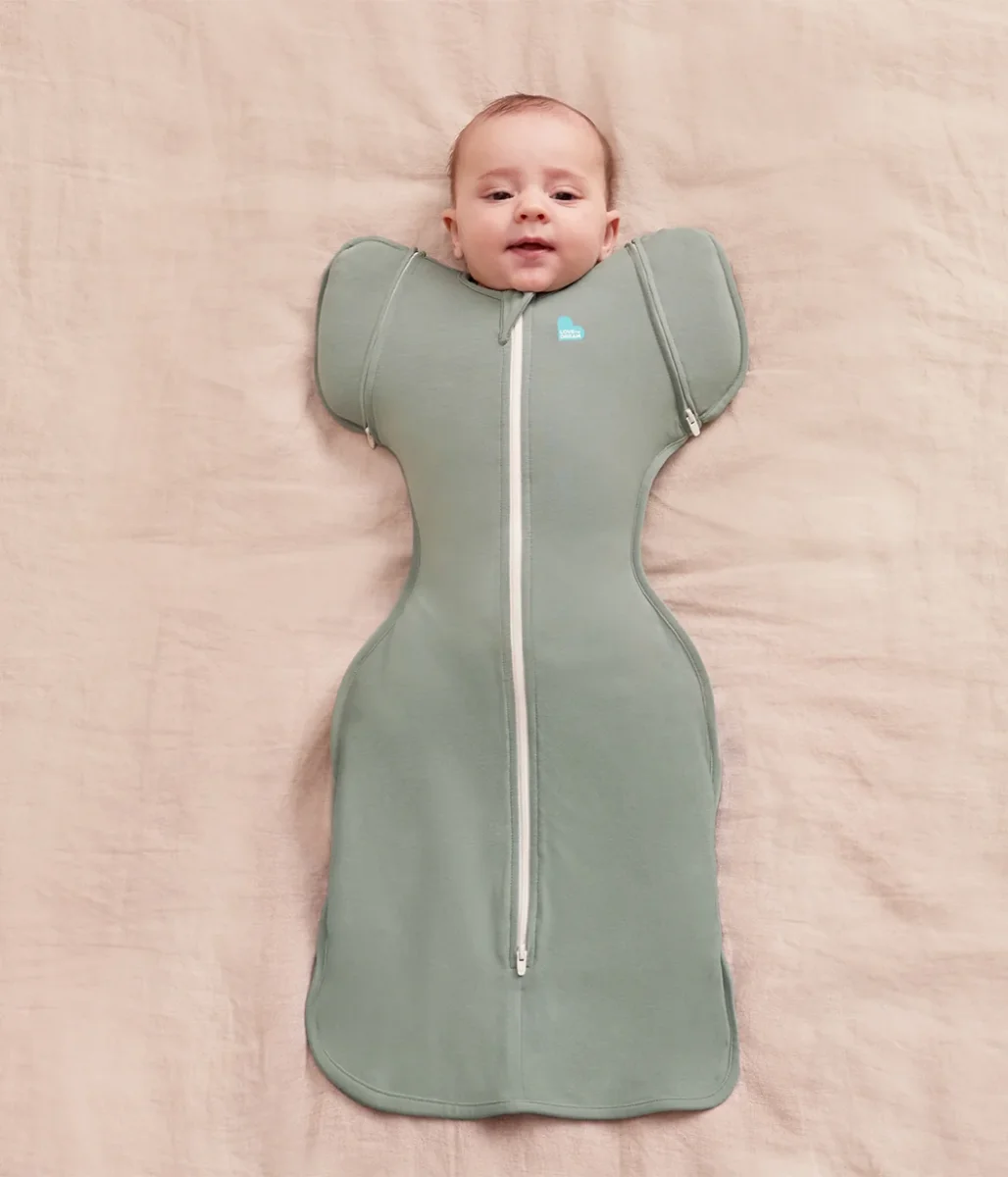 Swaddle Up™ Saco de dormir de transición 2 en 1 1.0 TOG de Viscosa de Bambú Verde Oliva Intenso - Imagen 7