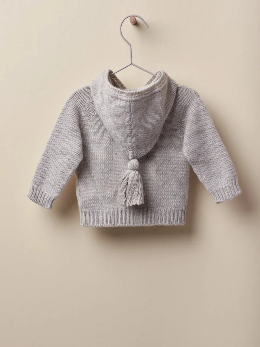 Cardigan de punto con capucha- WE DOBLE - Imagen 3