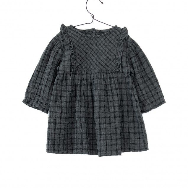 Vestido tejido cuadros- PLAY UP - Imagen 2