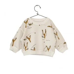 Sudadera felpa estampada tirachinas- PLAY UP