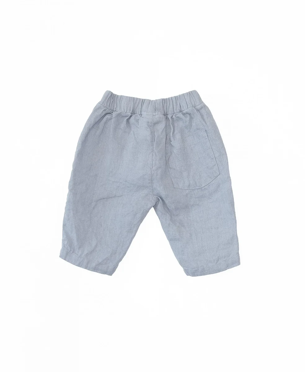Pantalón largo lino- PLAY UP - Imagen 3