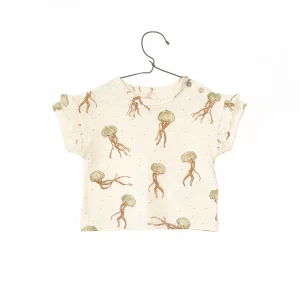 Camiseta jersey flamé estampado medusas- PLAY UP
