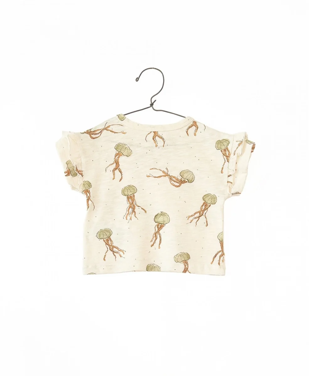 Camiseta jersey flamé estampado medusas- PLAY UP - Imagen 3