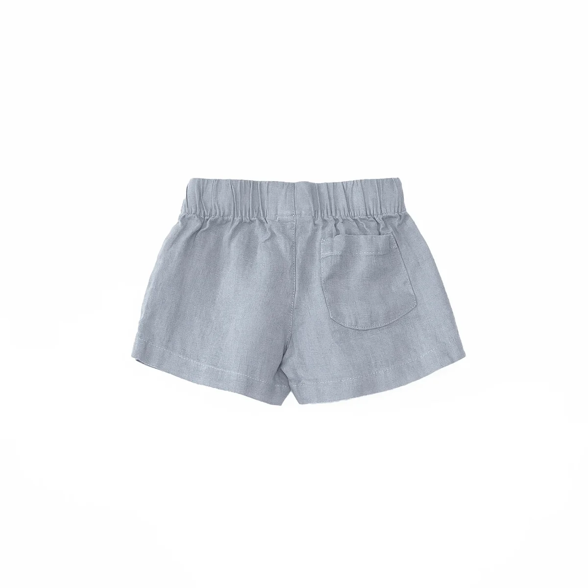 Pantalón corto lino Azul- PLAY UP - Imagen 3