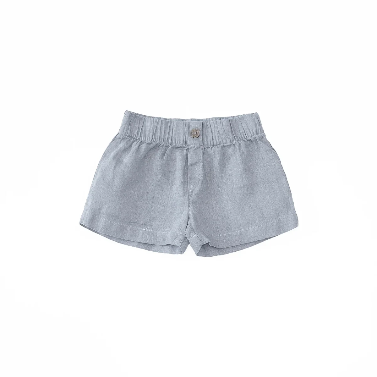 Pantalón corto lino Azul- PLAY UP