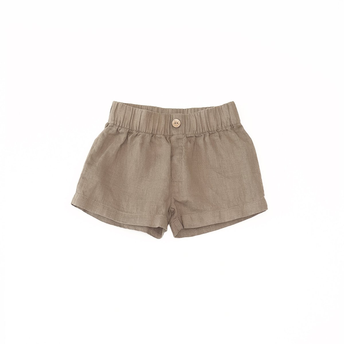 Pantalón corto lino natural- PLAY UP