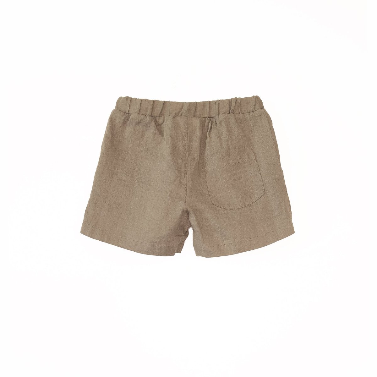 Pantalón corto lino natural- PLAY UP - Imagen 3
