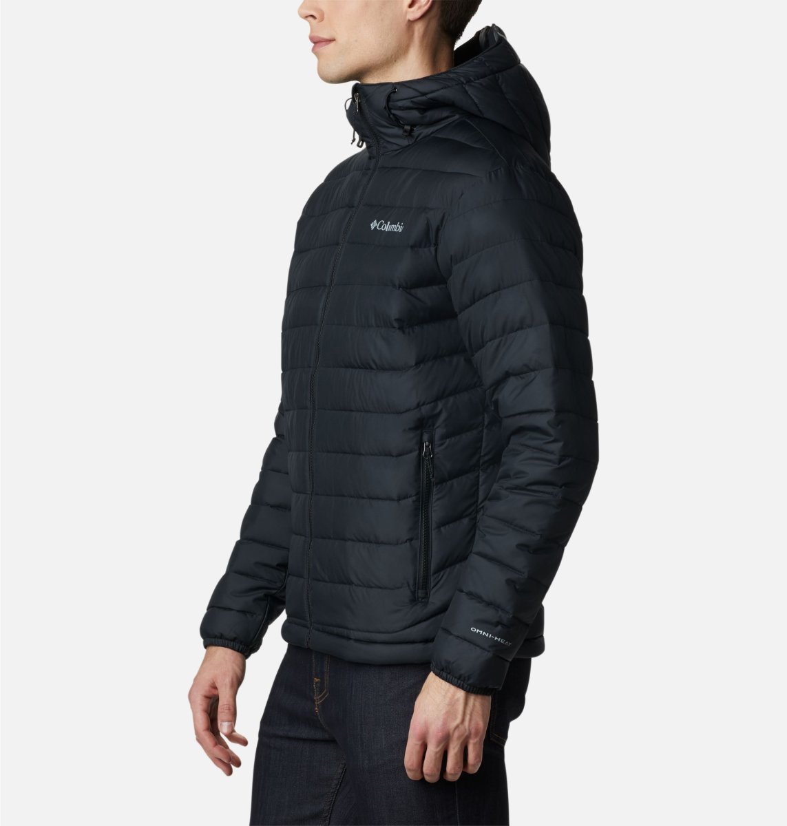 Chaqueta con capucha Powder Lite™ para hombre Color Black - Imagen 3