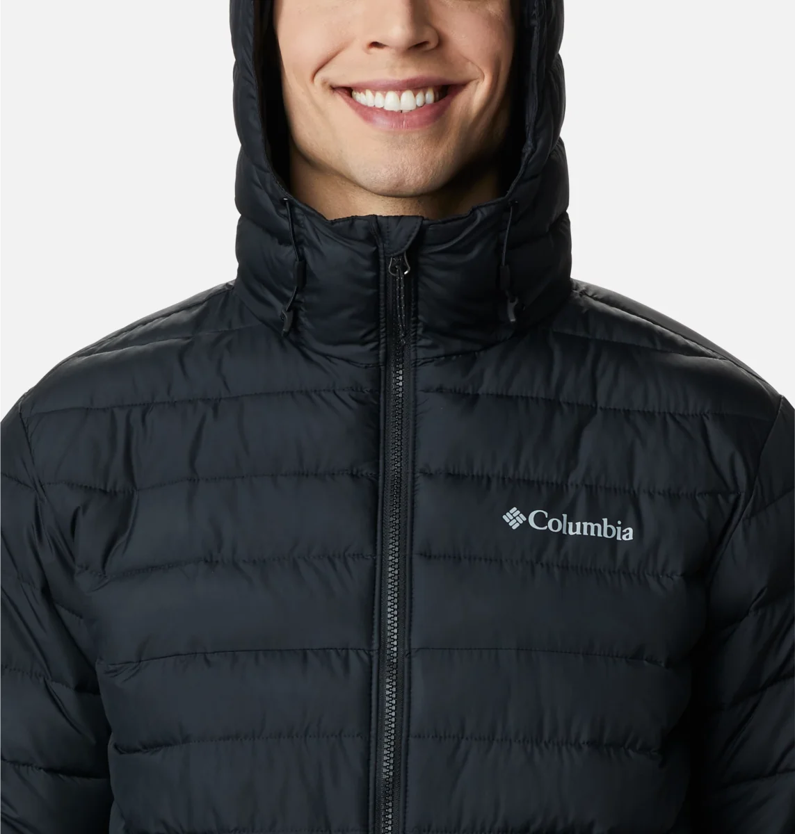 Chaqueta con capucha Powder Lite™ para hombre Color Black - Imagen 5