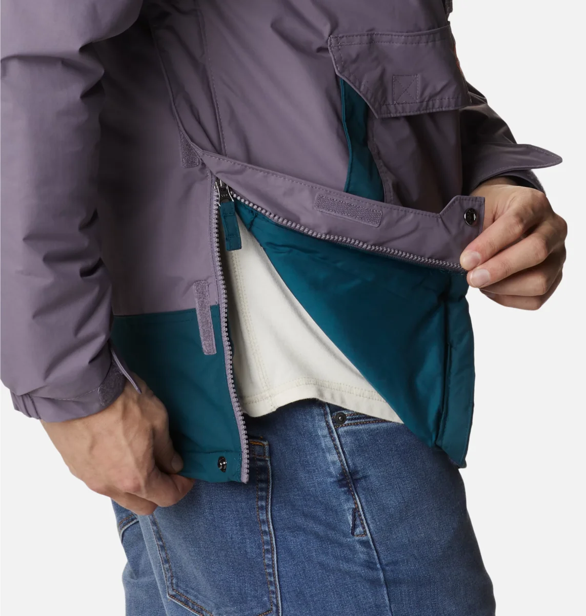 Chaqueta Columbia Challenger para hombre Color: Granite Purple, Night Wave - Imagen 7