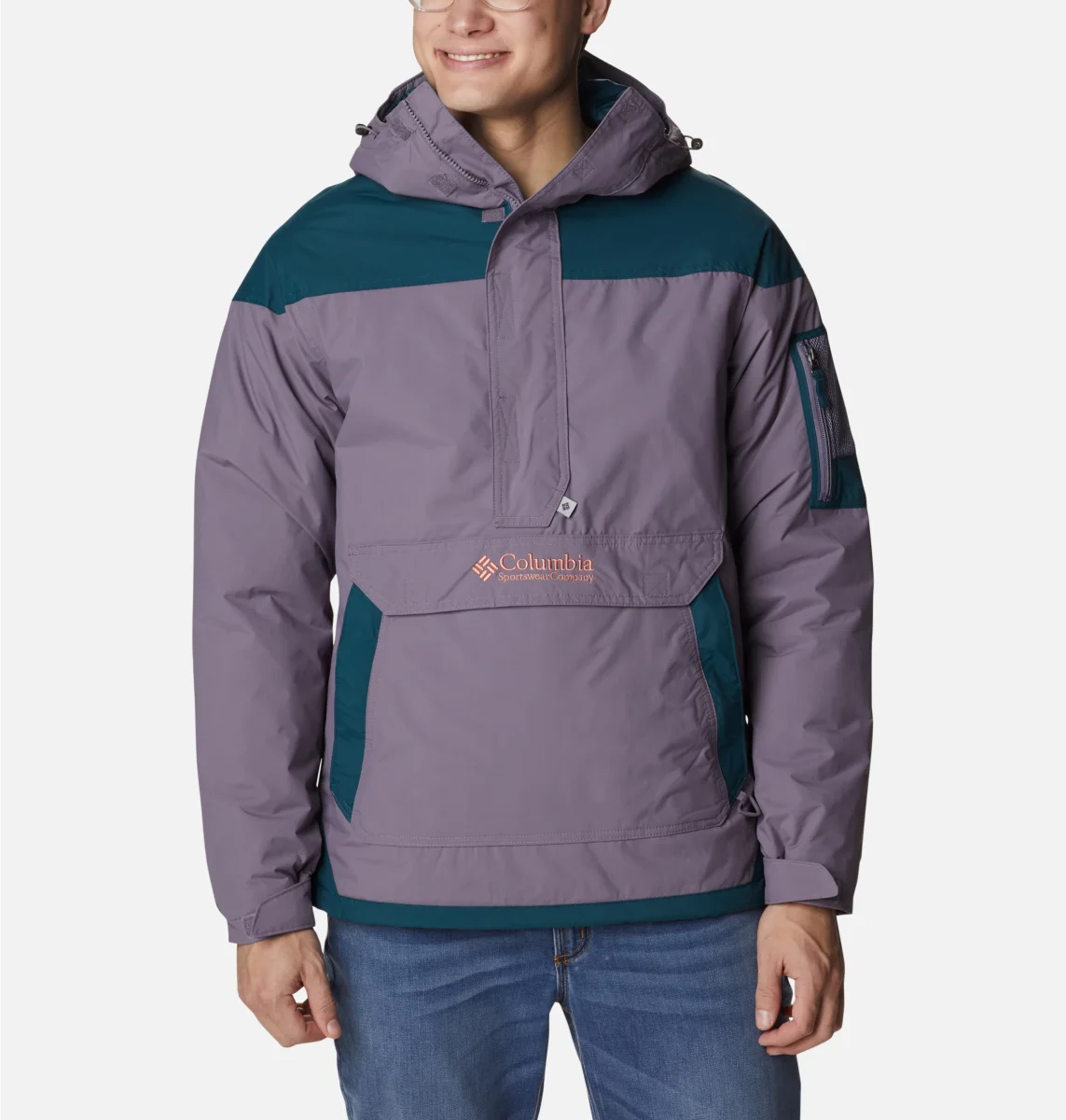 Chaqueta Columbia Challenger para hombre Color: Granite Purple, Night Wave - Imagen 2
