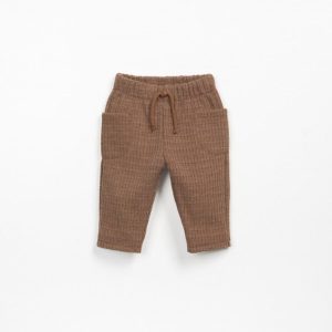 Pantalones de punto marrón- PLAY UP