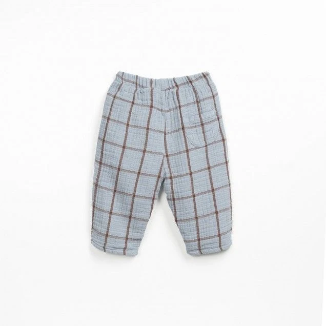 Pantalones de cuadros azul- PLAY UP - Imagen 3
