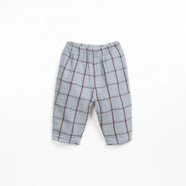 Pantalones de cuadros azul- PLAY UP - Imagen 2