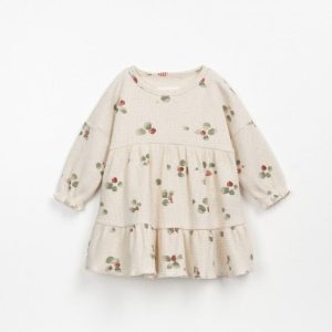 Vestido textura con estampado- PLAY UP