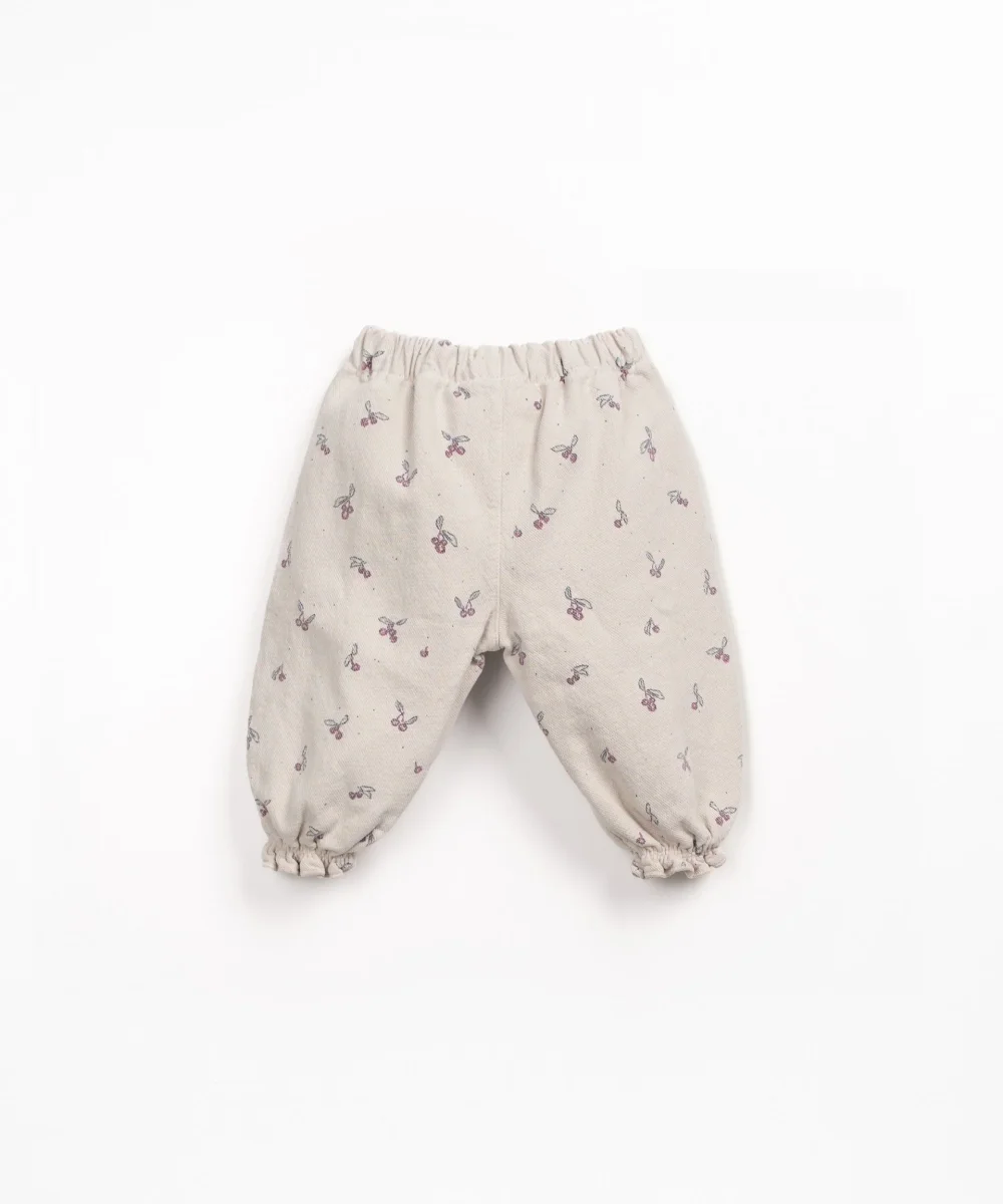 Pantalón sarga Florecitas - PLAY UP - Imagen 3