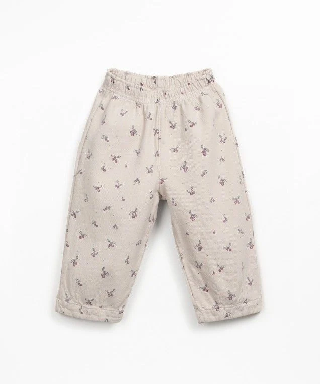 Pantalón Sarga Florecitas - PLAY UP - Imagen 2