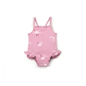 Bañador malva con soles- PLAY UP