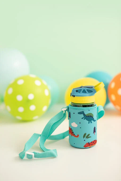 Set Botellas Tritán y Acero Con Funda Dino-LÄSSIG - Imagen 4