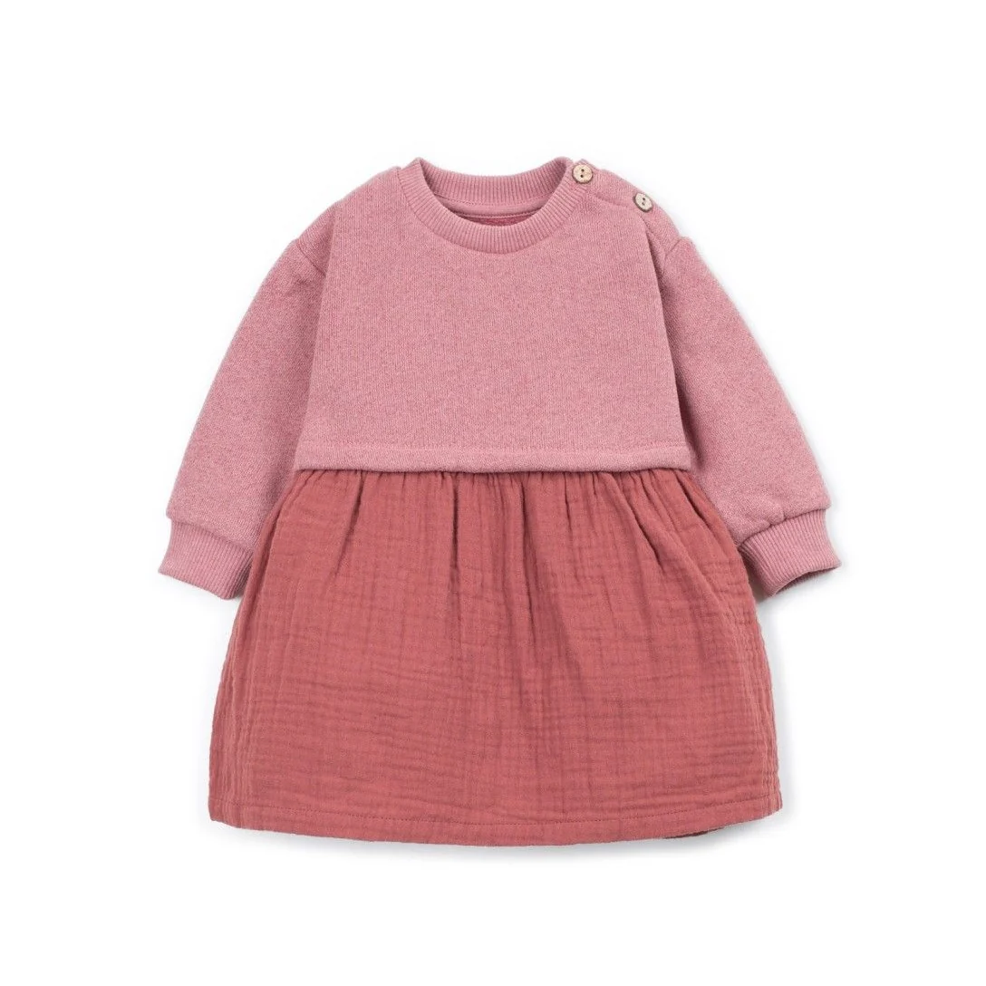 Vestido Rosa Felpa-PLAY UP - Imagen 2