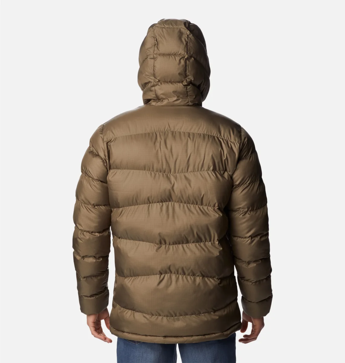 Chaqueta acolchada Columbia con capucha Fivemile Butte™ para hombre Color: Stone Green - Imagen 5