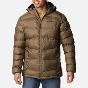 Chaqueta acolchada Columbia con capucha Fivemile Butte™ para hombre Color: Stone Green