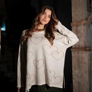 JERSEY CORAZONES BLANCO