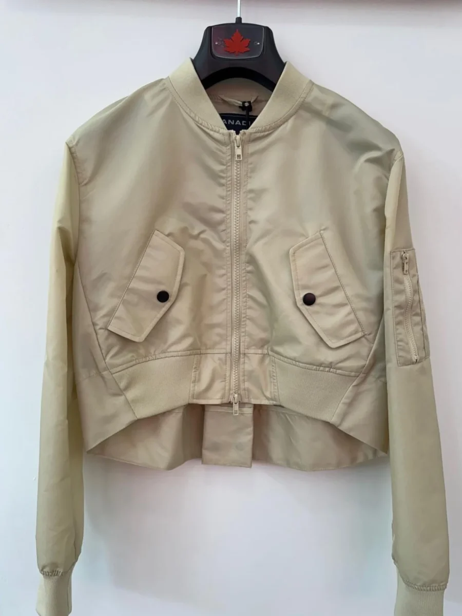 ERICKA BOMBER JACKET BROWN RICE - Imagen 2