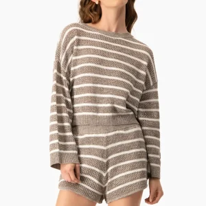 Suéter Cropped Franjas