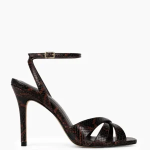 Sandalia Snake Print
