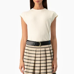 Blusa Ivonne recta hombro caido