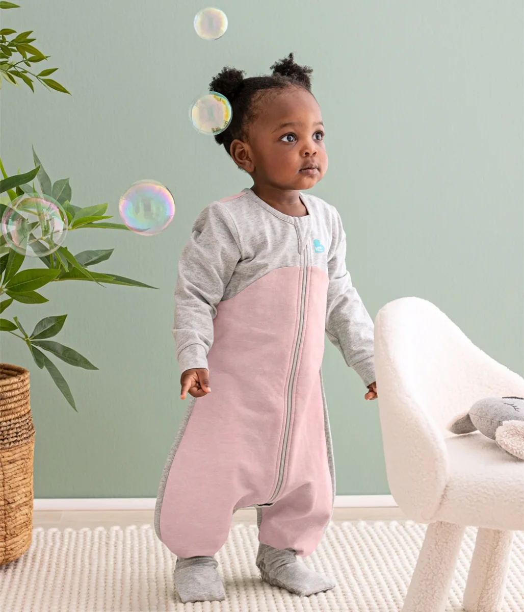 Pijama de dormir manga larga 1,5 TOG algodón orgánico Rosa - Imagen 6