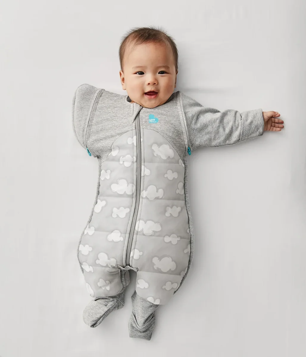 Swaddle Up™ Traje de transición 2.5 TOG Algodón Gris Daydream - Imagen 2