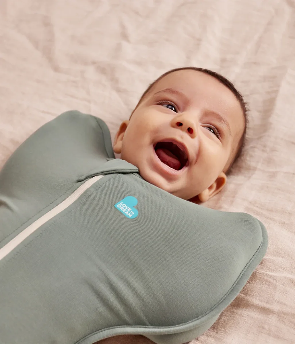Swaddle Up™ Saco de arrullo 1.0 TOG de Viscosa de Bambú Verde Oliva Intenso - Imagen 7