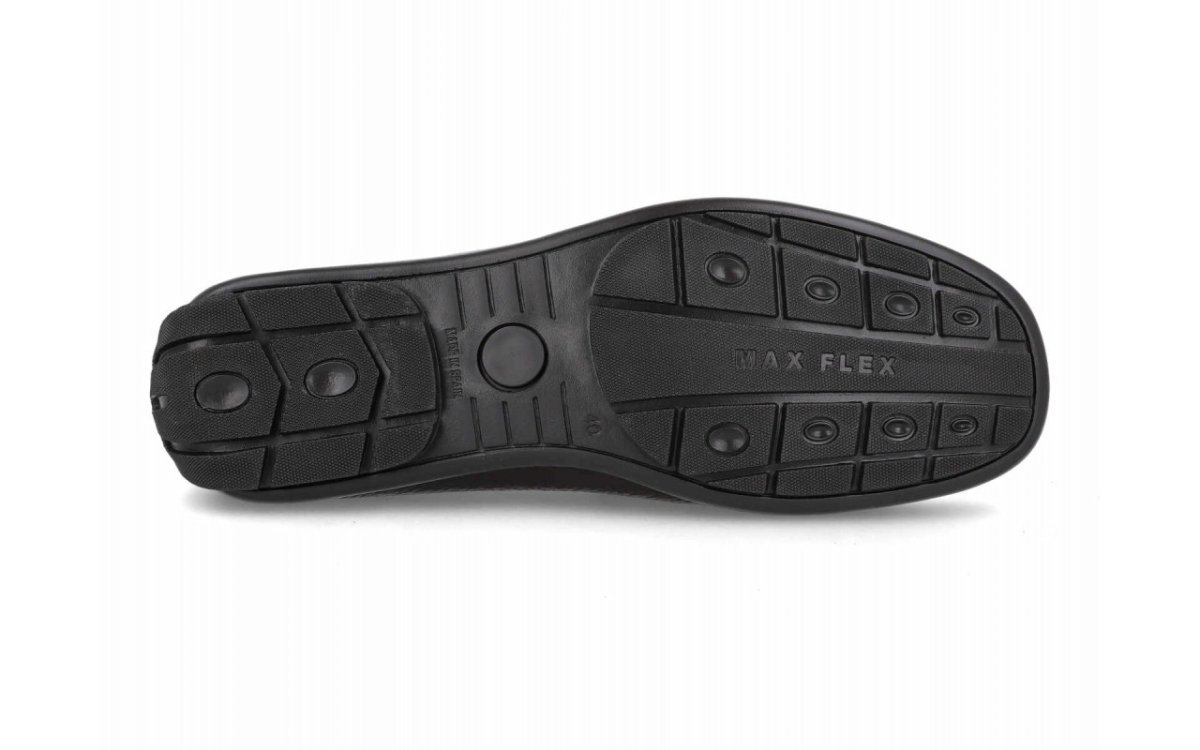 Mocasín de piel para hombre modelo 2001 disponible en marino, negro y cuero - Imagen 6