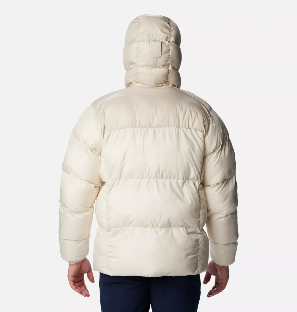 Chaqueta acolchada Columbia con capucha Puffect™ para hombre Color: Chalk, Dark Stone - Imagen 7