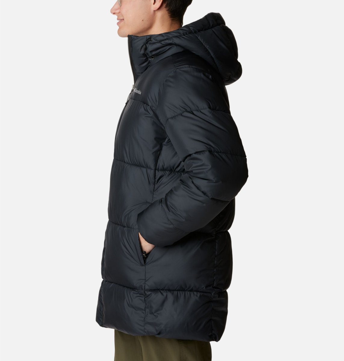 Parka acolchada Columbia Puffect™ para hombre Color: Black - Imagen 4