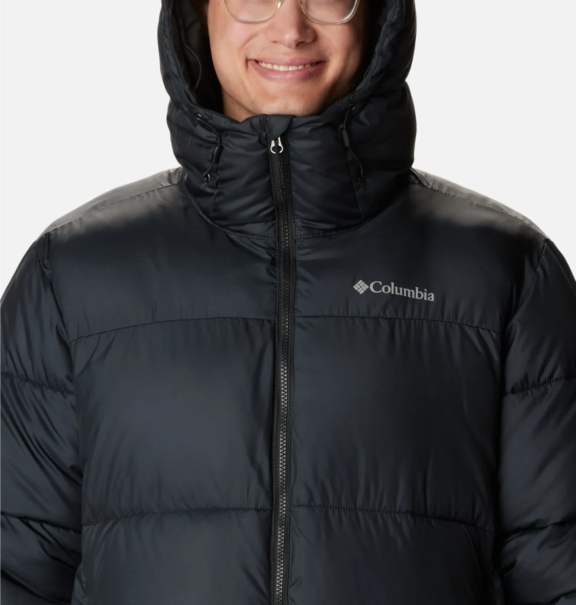 Parka acolchada Columbia Puffect™ para hombre Color: Black - Imagen 6